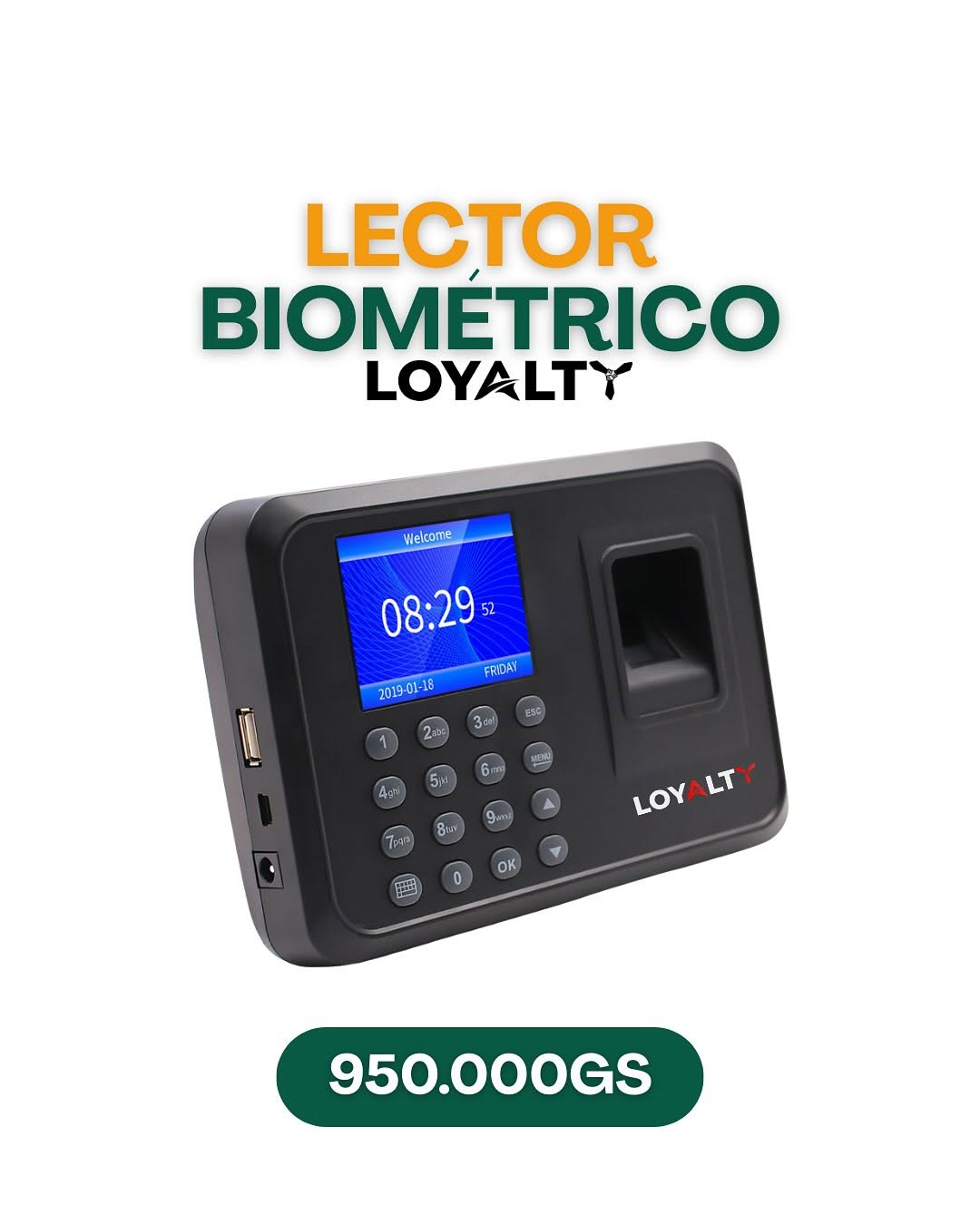 Lector de Huellas Loyalty LYF01